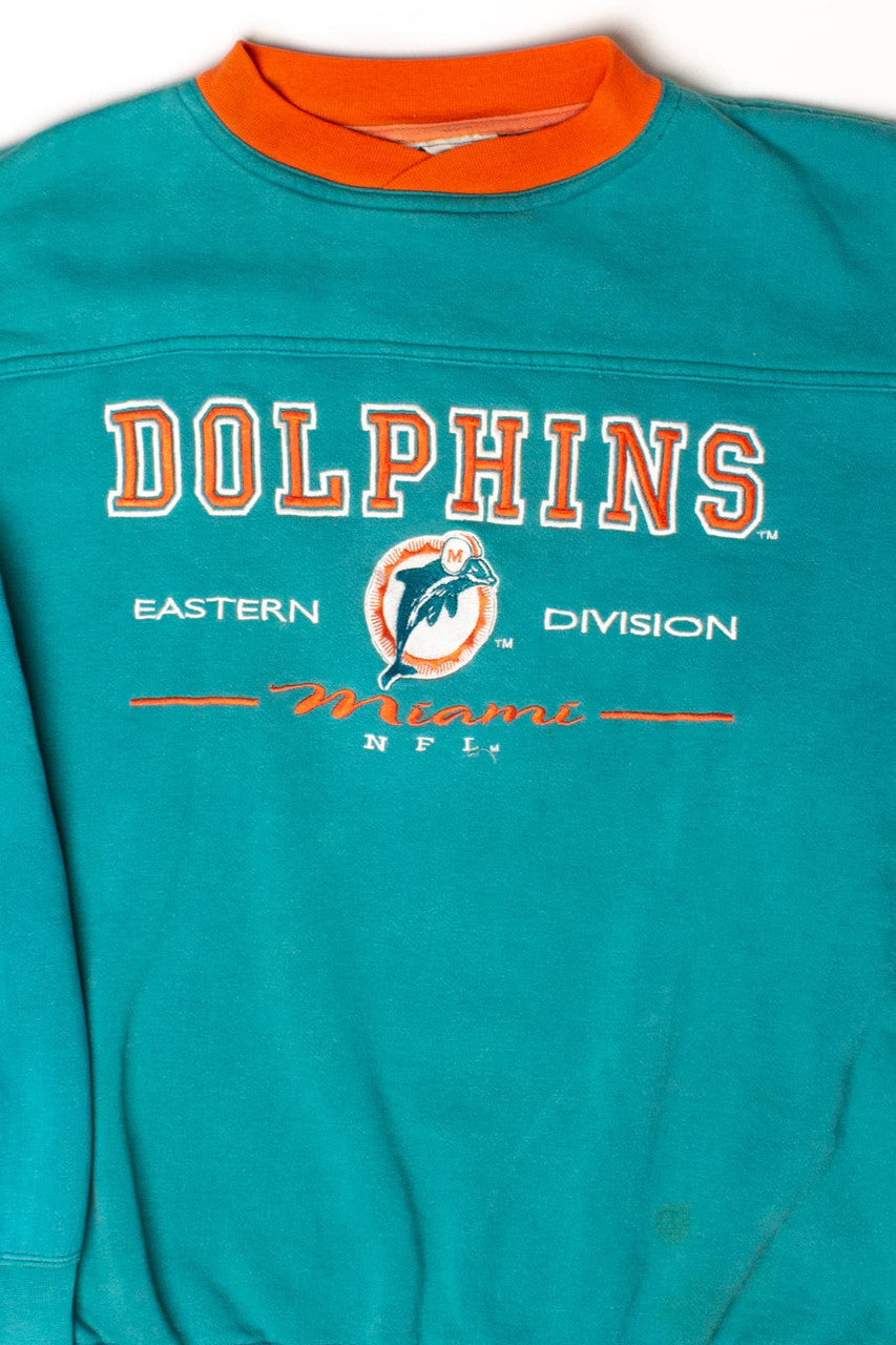 Vintage Miami Dolphins Embroidered Sweatshirt