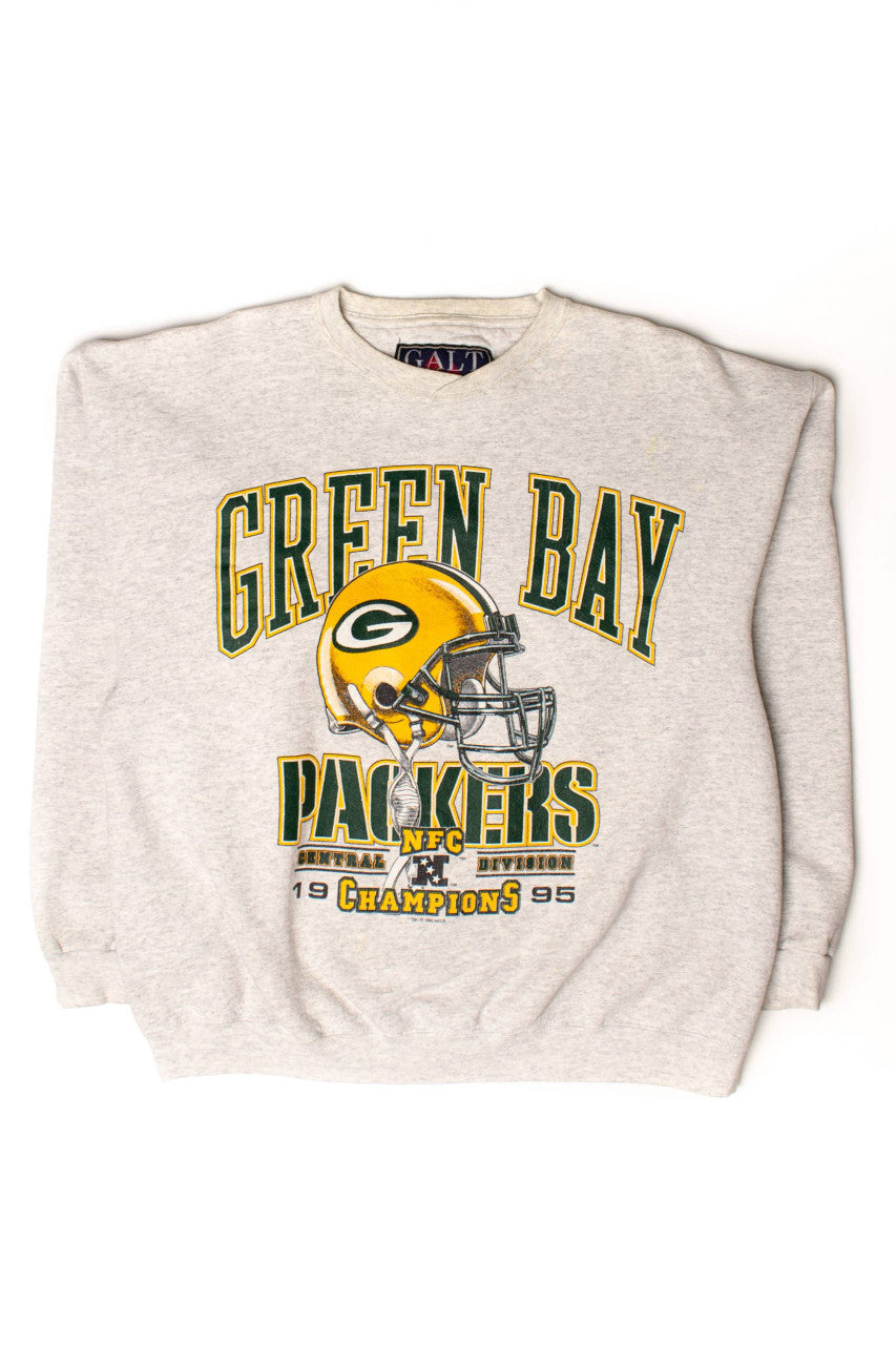 Vintage Green Bay Packers NFC Central Champions Sweatshirt (1995)