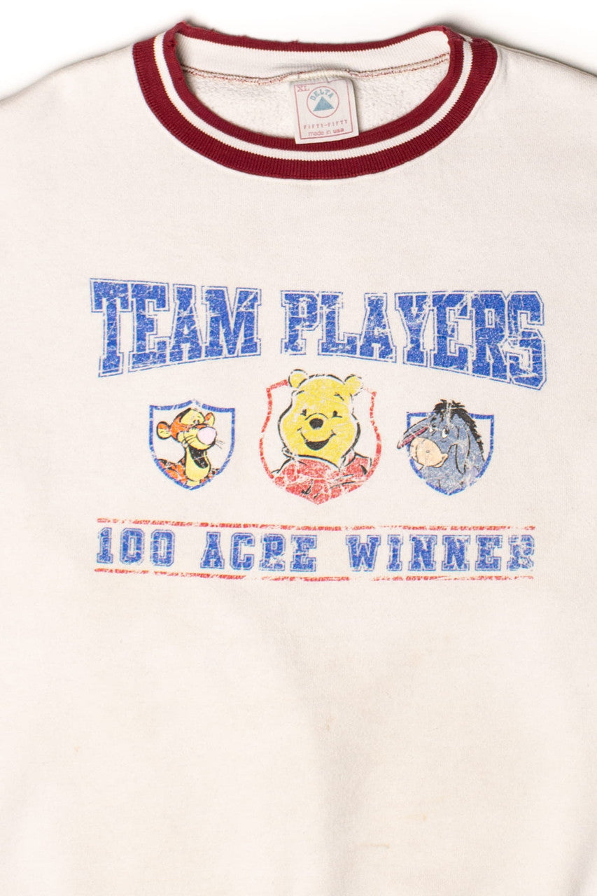 Vintage Winnie The Pooh 100 Acre Winner Sweatshirt (1990s)