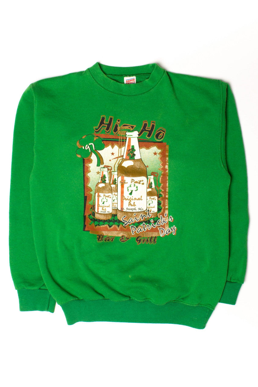 Vintage Hi-Ho Bar & Grill St. Patrick's Day Sweatshirt (1997)