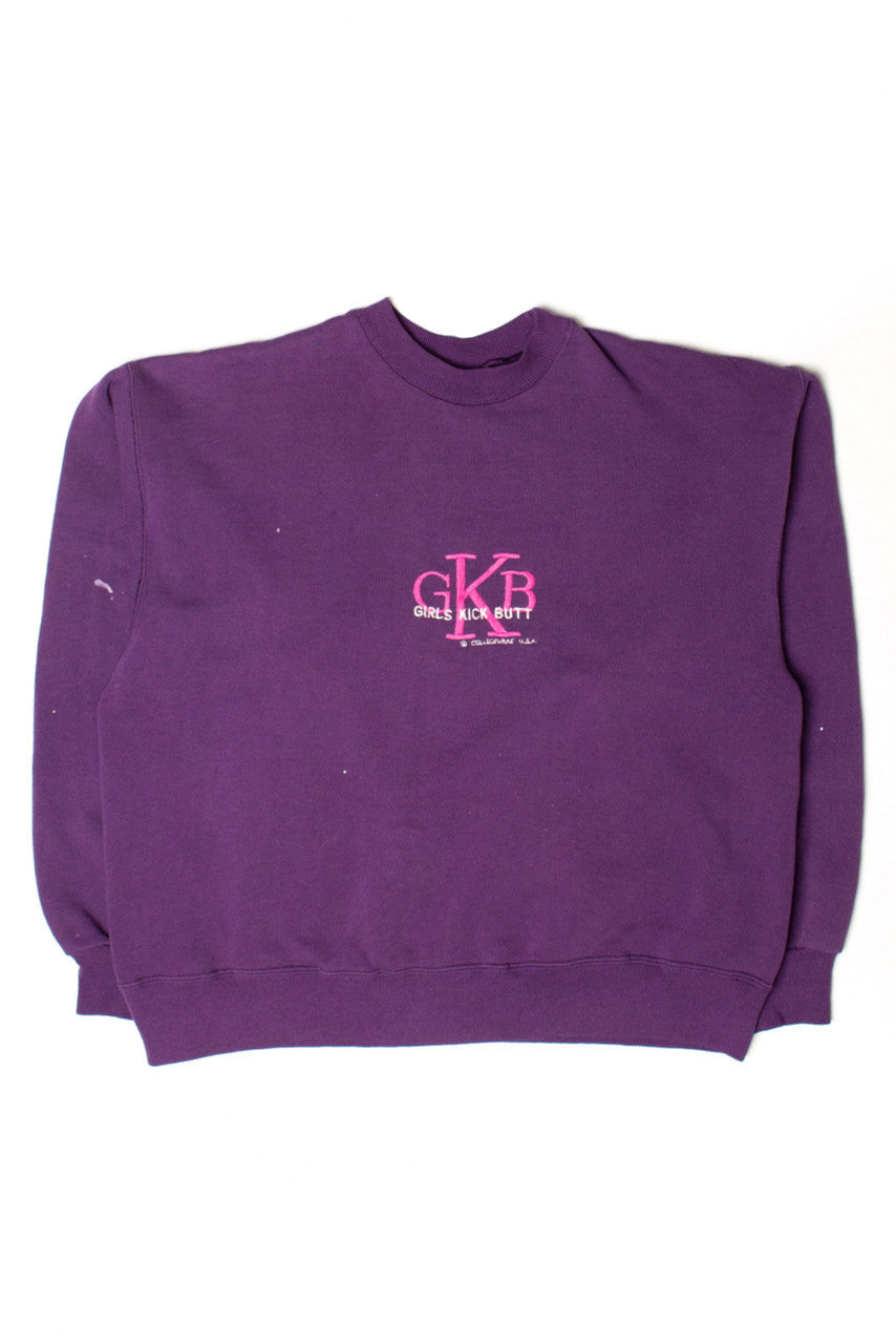 Girls Kick Butt Vintage Sweatshirt (1990s)