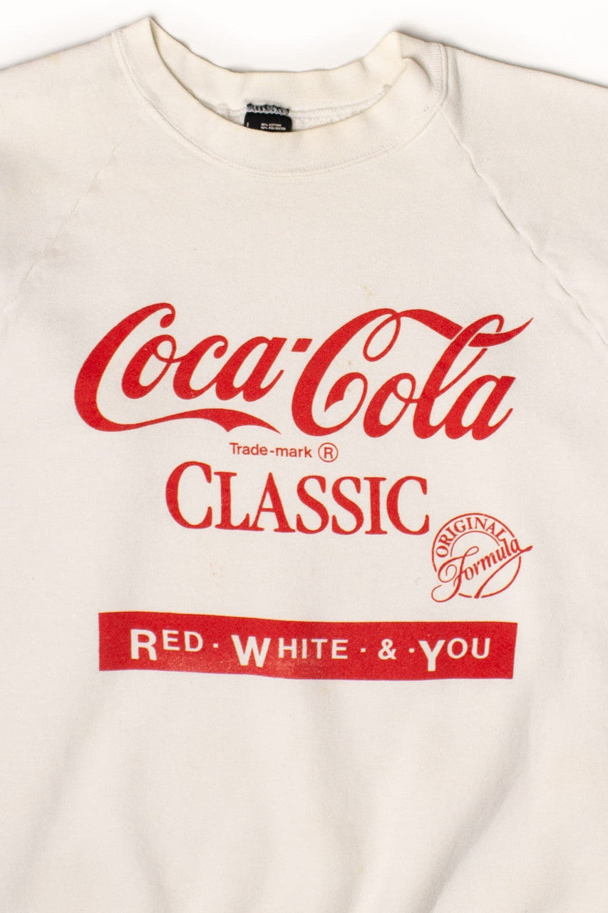 Vintage Coca-Cola Classic Sweatshirt (1980s)