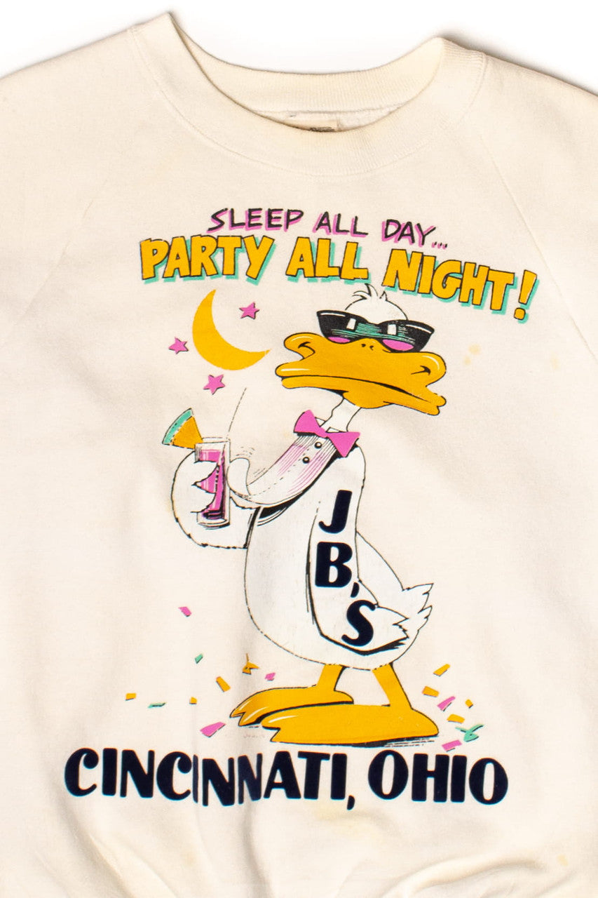 Vintage Party All Night Cincinnati Sweatshirt (1990s)
