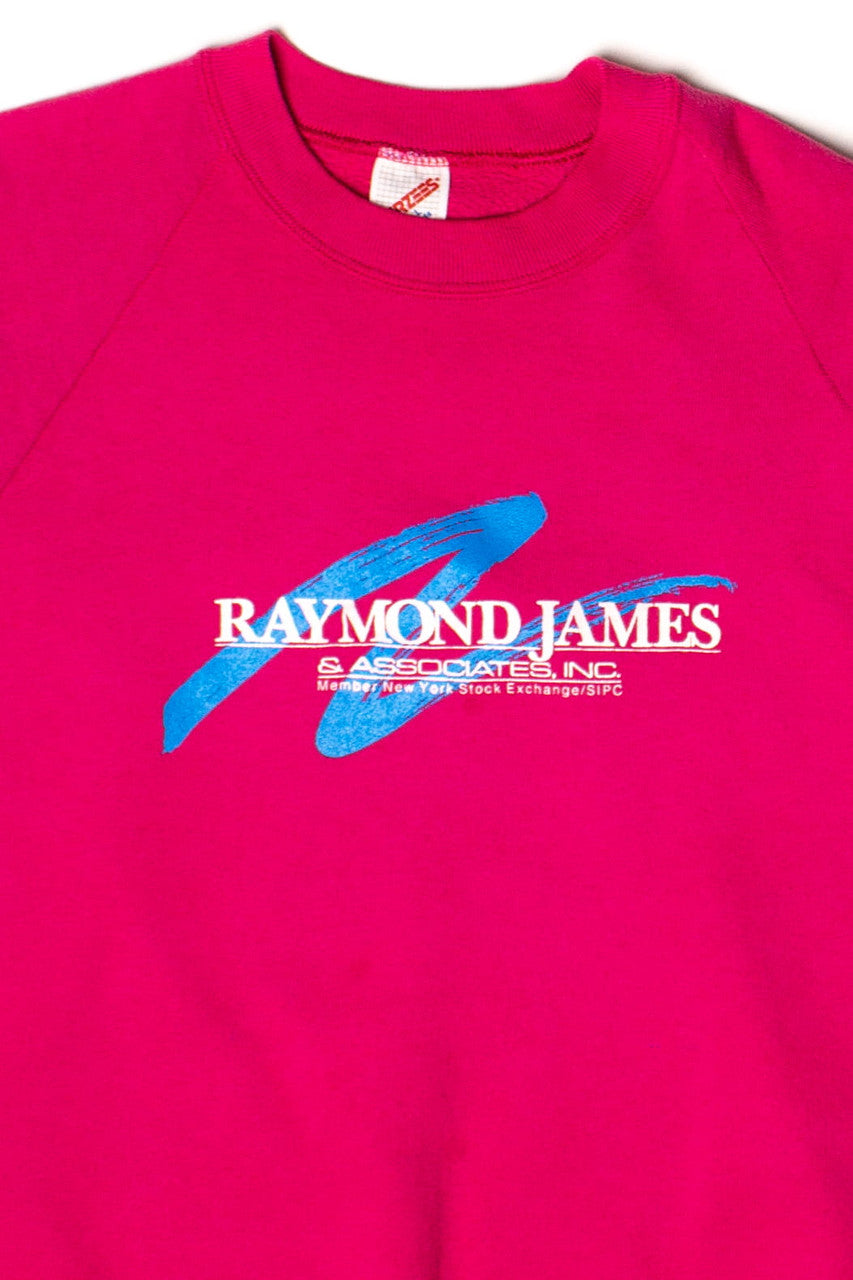 Vintage Magenta Raymond James & Associates Sweatshirt (1990s)