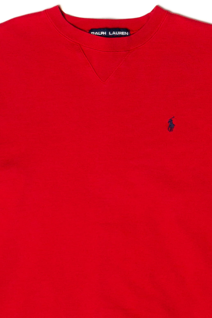 Vintage Red Ralph Lauren Polo Sweatshirt