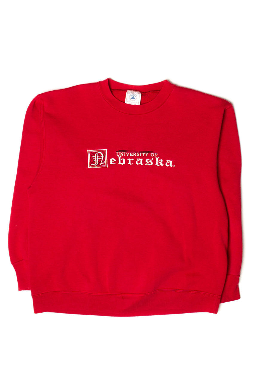 Vintage University Of Nebraska Calligraphy Sweatshirt (1990s)