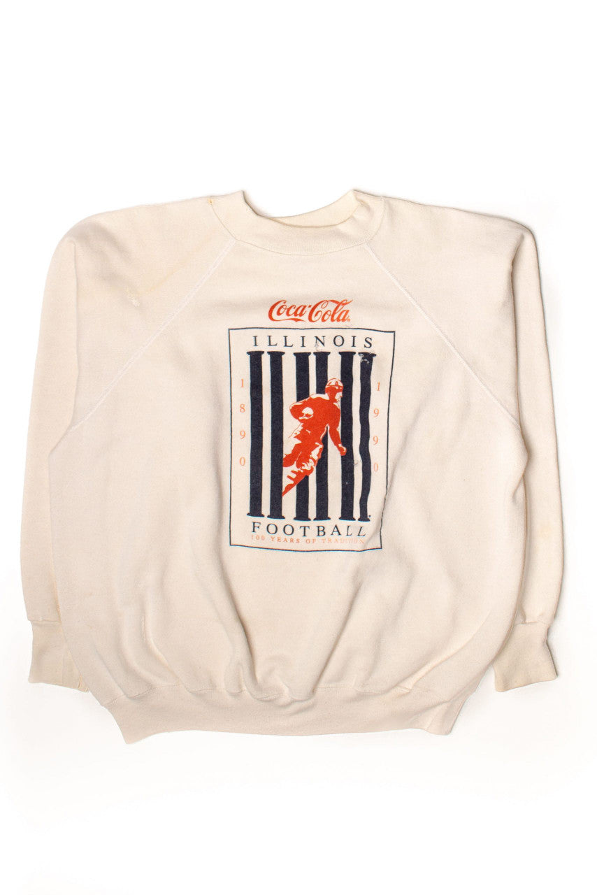 Vintage Illinois Football 100th Anniversary Sweatshirt (1990)