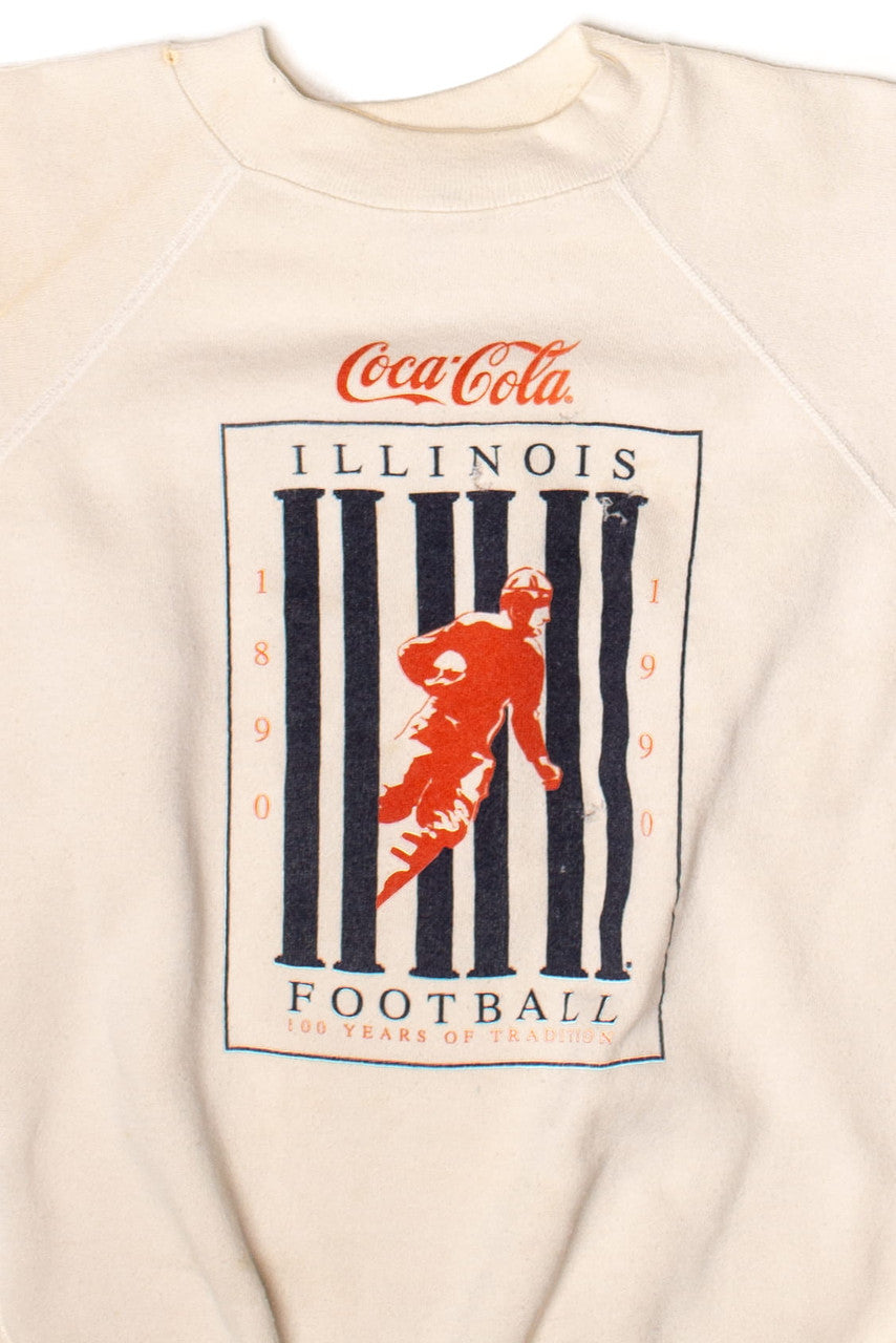 Vintage Illinois Football 100th Anniversary Sweatshirt (1990)