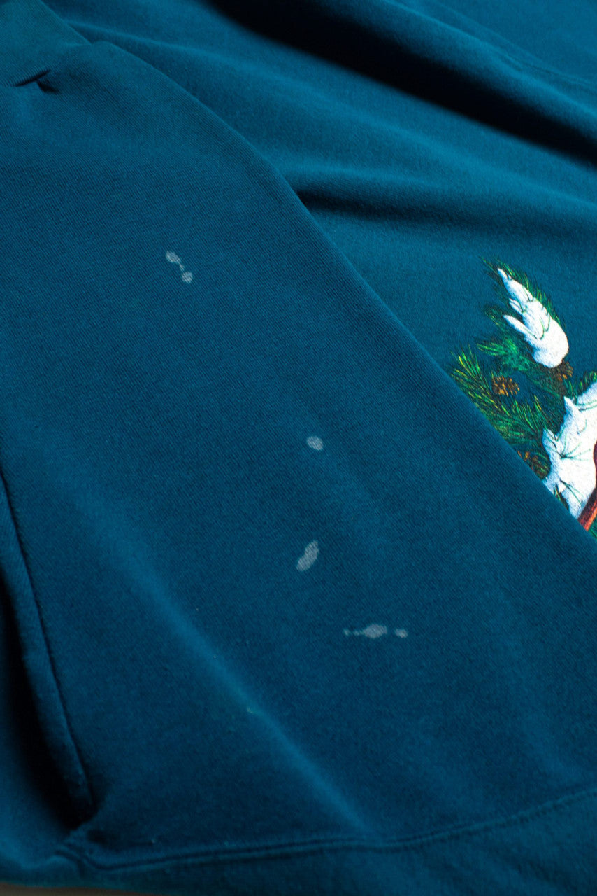 Vintage Winter Birds Sweatshirt (1990s)