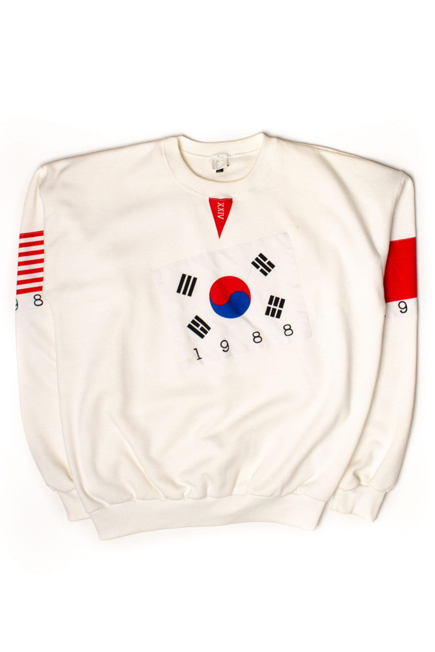 Vintage Olympic Flags Of The Nations Sweatshirt (1988)