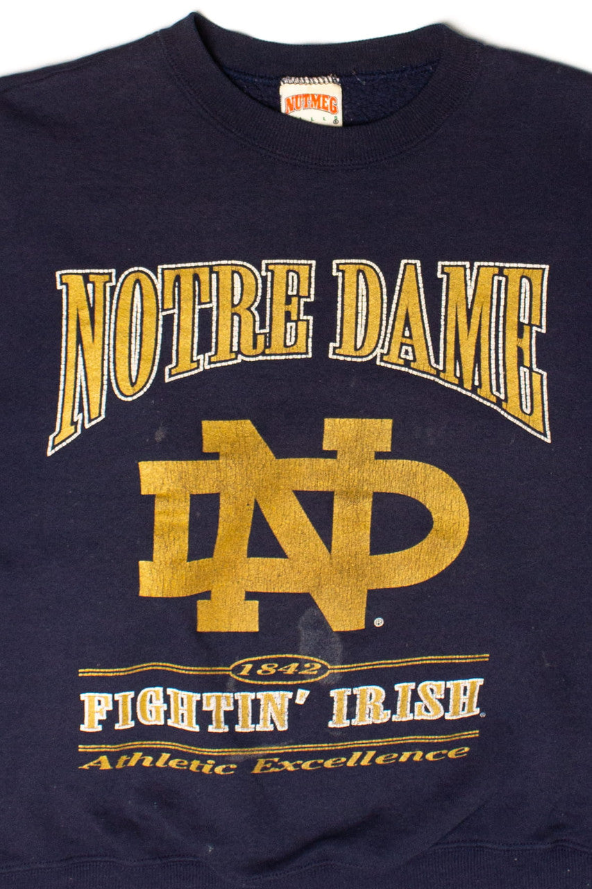 Vintage Notre Dame Fightin' Irish Sweatshirt (1990s) 1