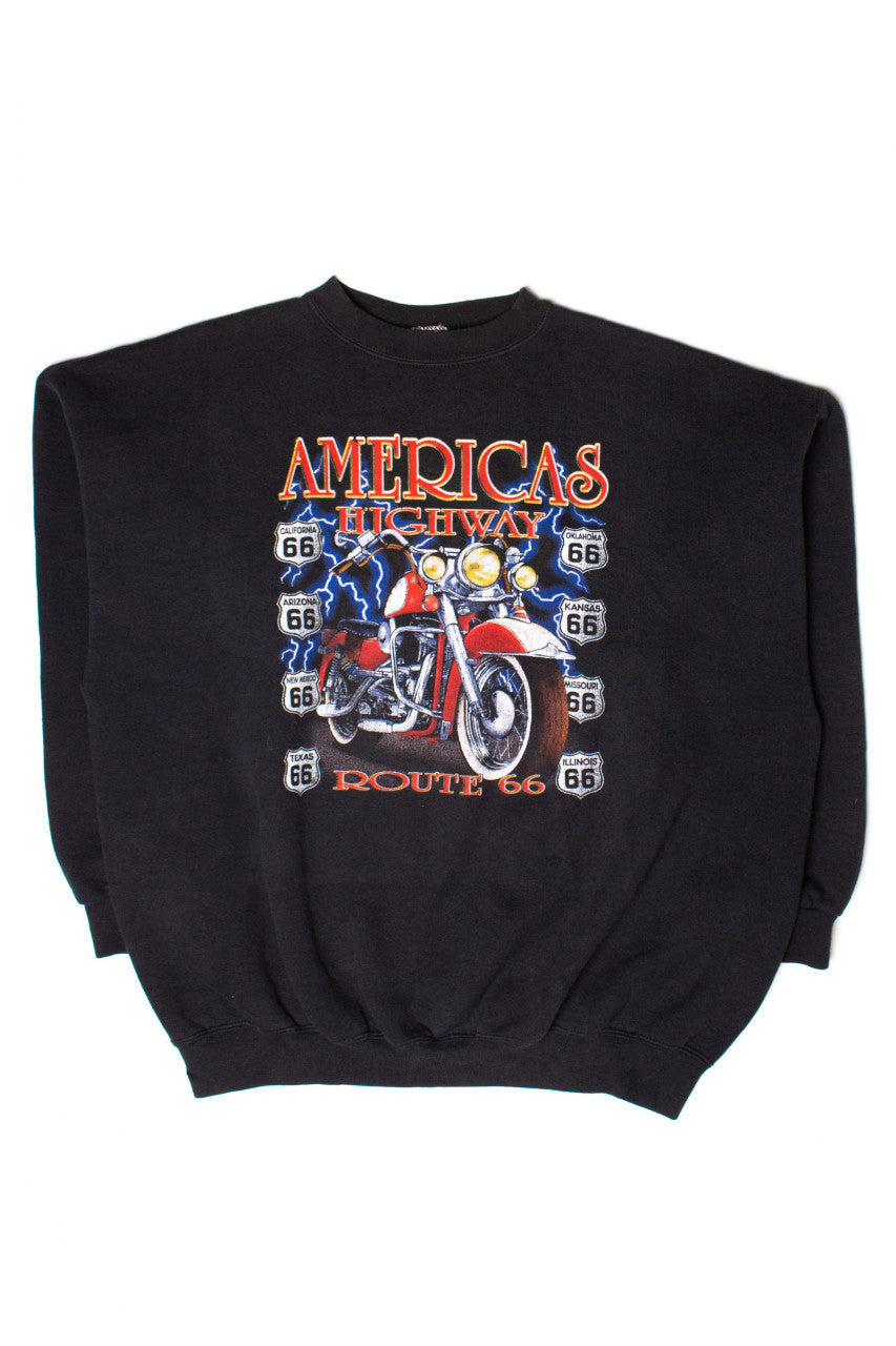 Vintage America's Highway Route 66 Sweatshirt (1990s)