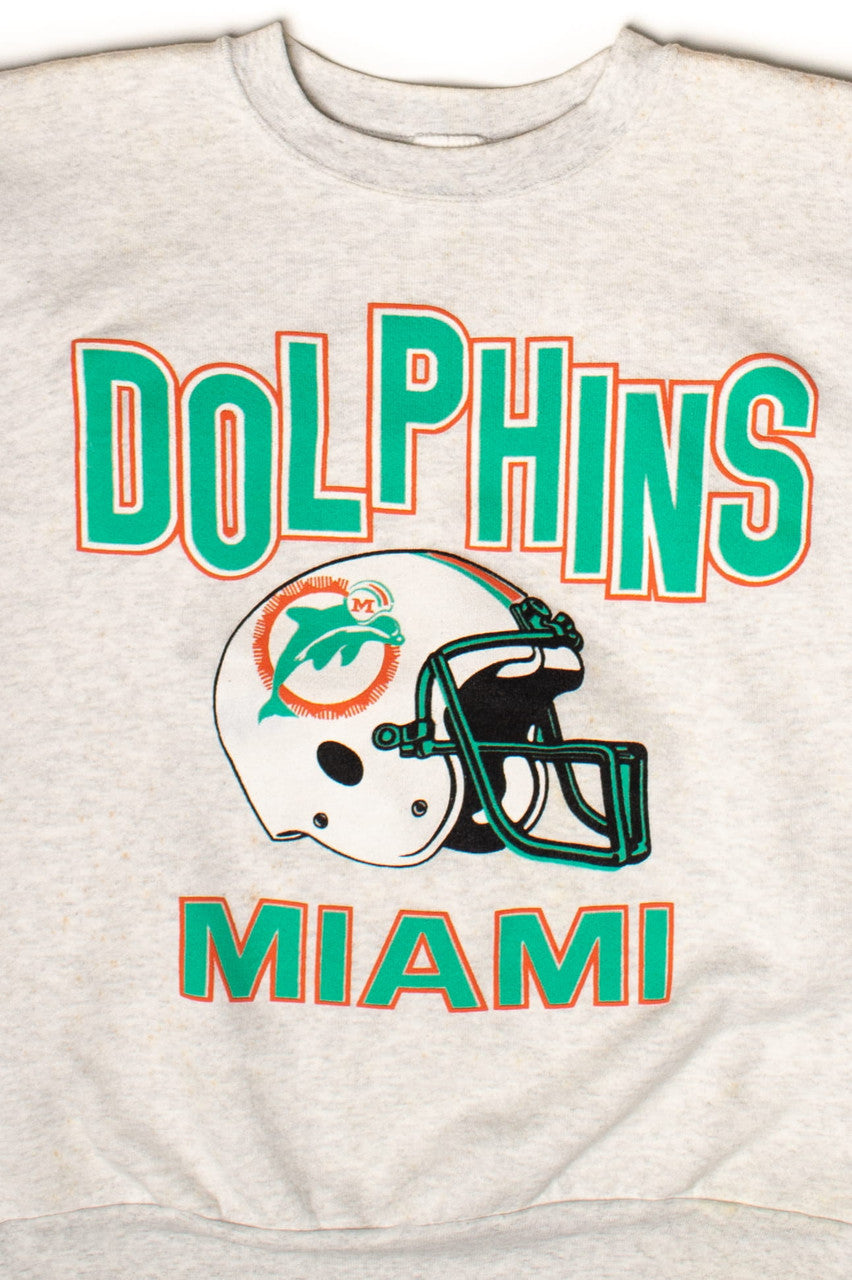 Vintage Miami Dolphins Helmet Sweatshirt (1990s)