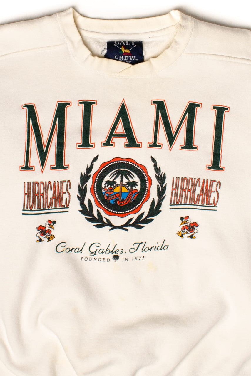 Vintage Miami Hurricanes Sweatshirt (1990s) 1