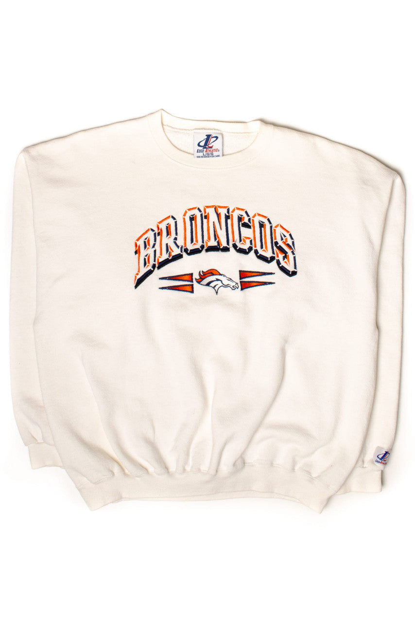 Vintage Embroidered Denver Broncos Sweatshirt (1990s) 1