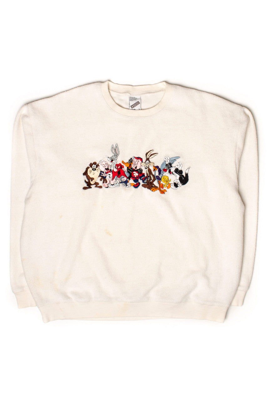 Vintage Looney Tunes Fleece Sweatshirt (1990s)