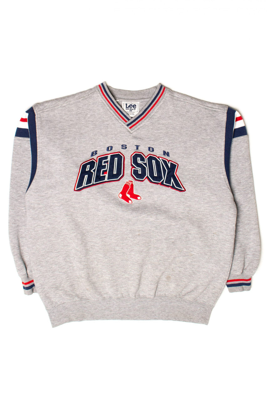 Vintage Boston Red Sox V-Neck Sweatshirt (1990s)