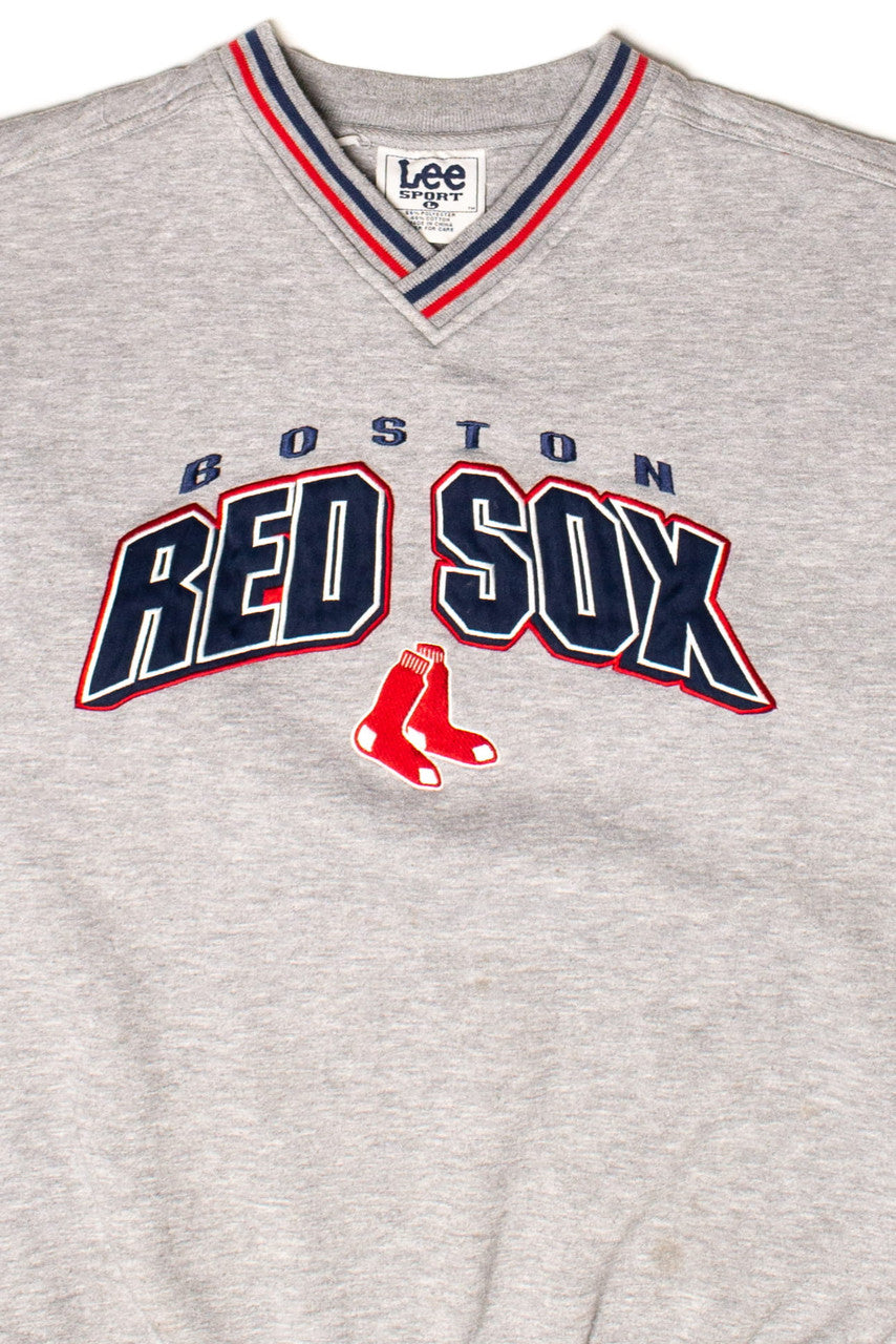 Vintage Boston Red Sox V-Neck Sweatshirt (1990s)