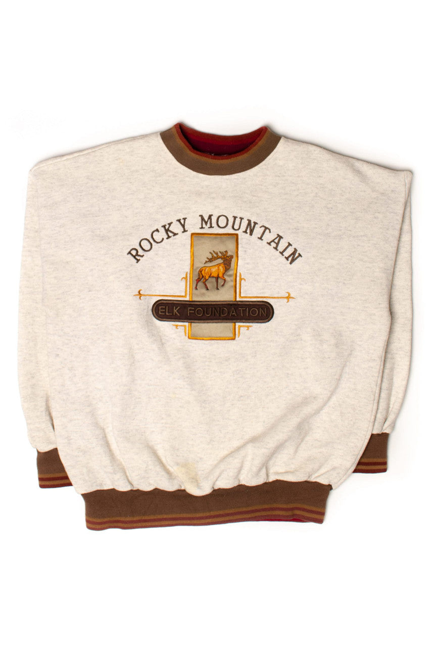 Vintage Rocky Mountain Elk Foundation Sweatshirt (1990s)