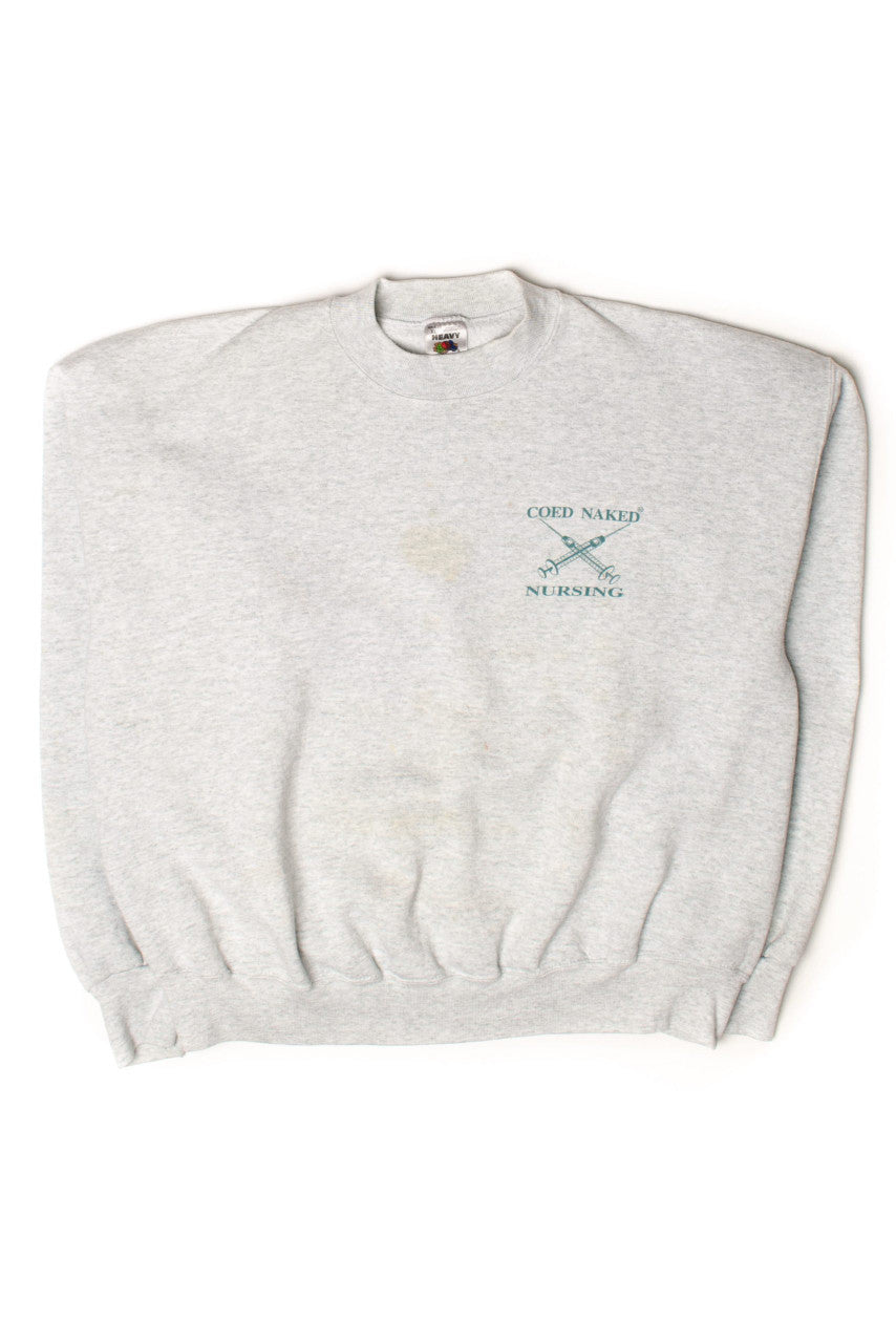 Vintage Coed Naked Nursing Sweatshirt (1990s)