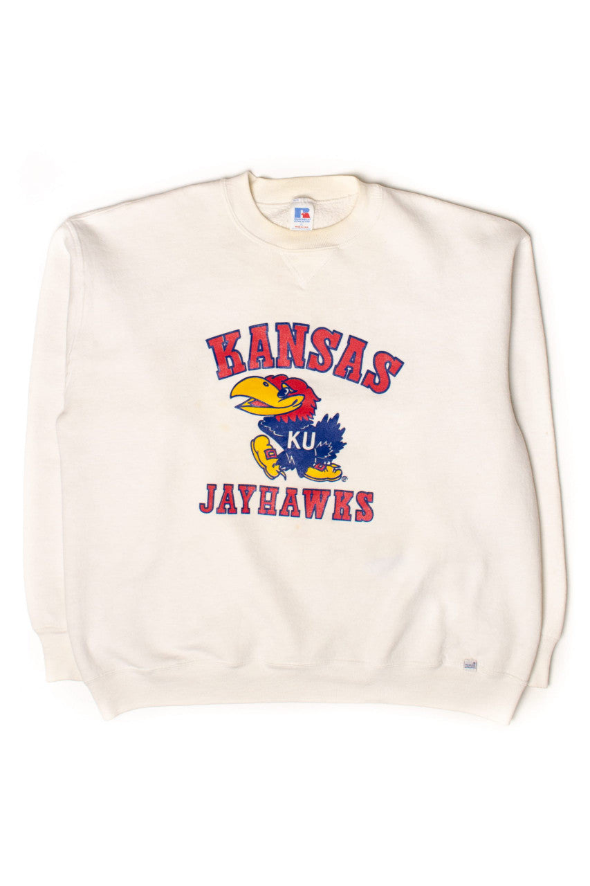 Vintage Kansas Jayhawks Sweatshirt (1990s) 1