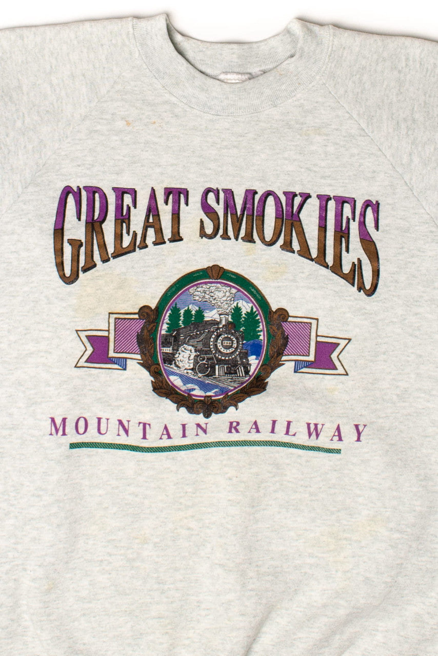 Vintage Great Smokies Mountain Railway Sweatshirt (1990s)