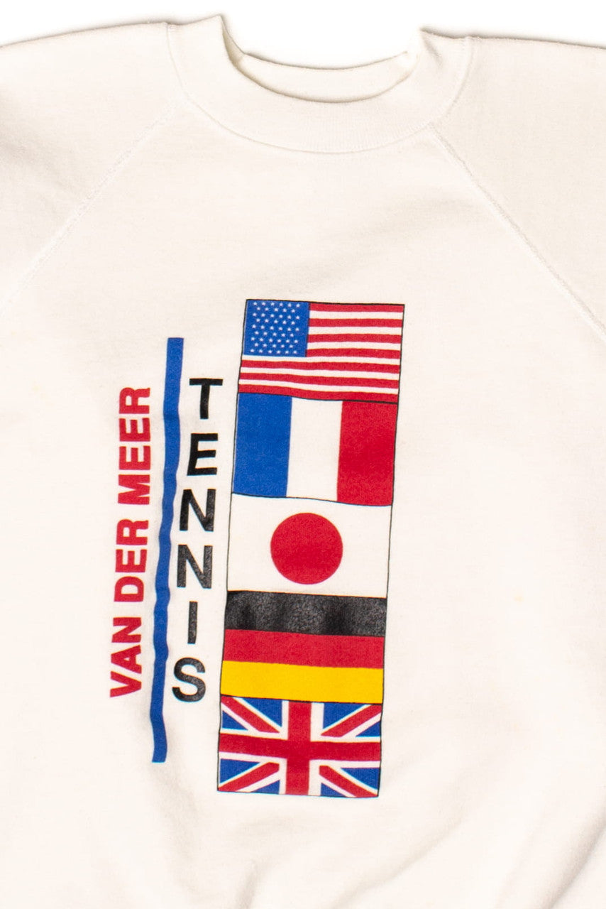 Vintage Van Der Meer Tennis Sweatshirt (1990s)