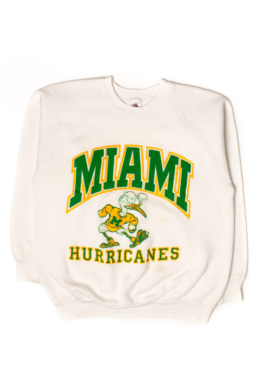 Vintage Miami Hurricanes Sweatshirt (1990s)