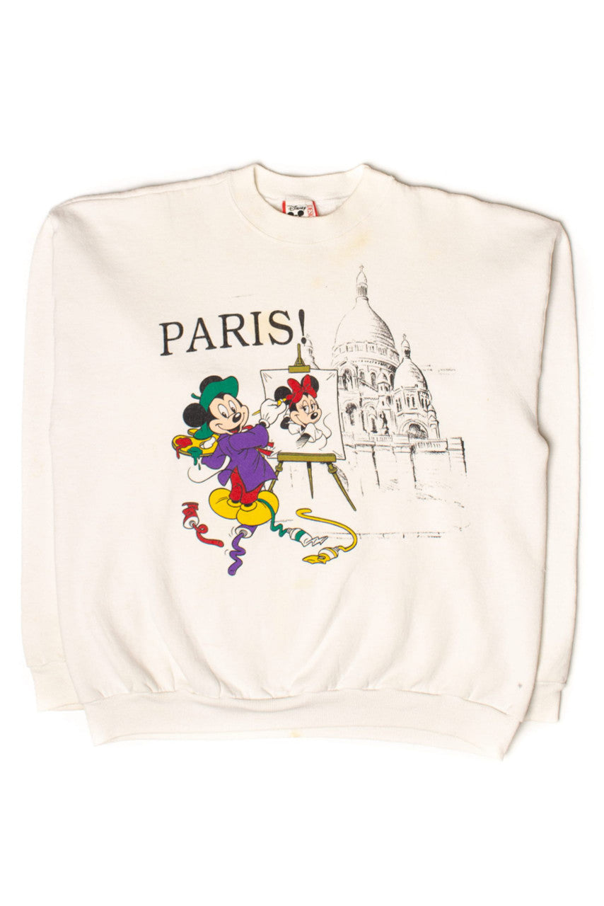 Vintage Mickey Mouse Paris! Sweatshirt (1990s)