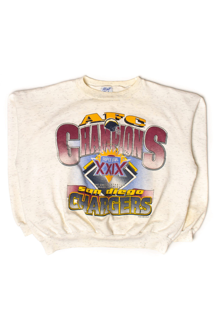 Vintage San Diego Chargers Super Bowl XXIX Sweatshirt (1995)