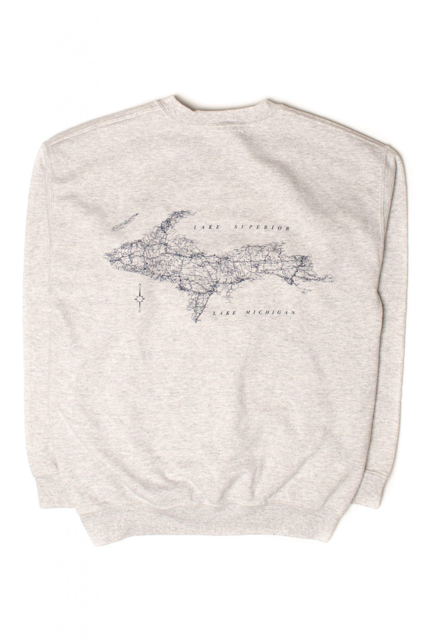 Michigan Peninsulas Sweatshirt (2000s)