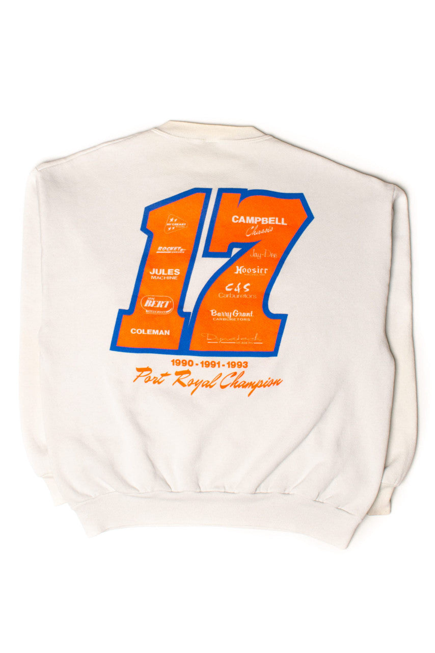 Vintage Signed Ken Dickson Racing Sweatshirt (1990s)