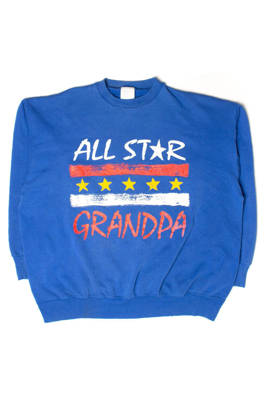 Vintage All Star Grandpa Sweatshirt (1990s)