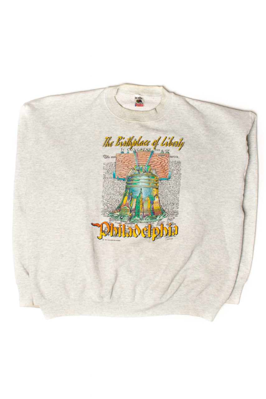 Vintage Philadelphia Birthplace of Liberty Sweatshirt (1992)