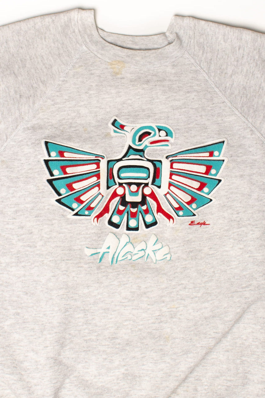 Vintage Alaska Eagle Sweatshirt (1990s)