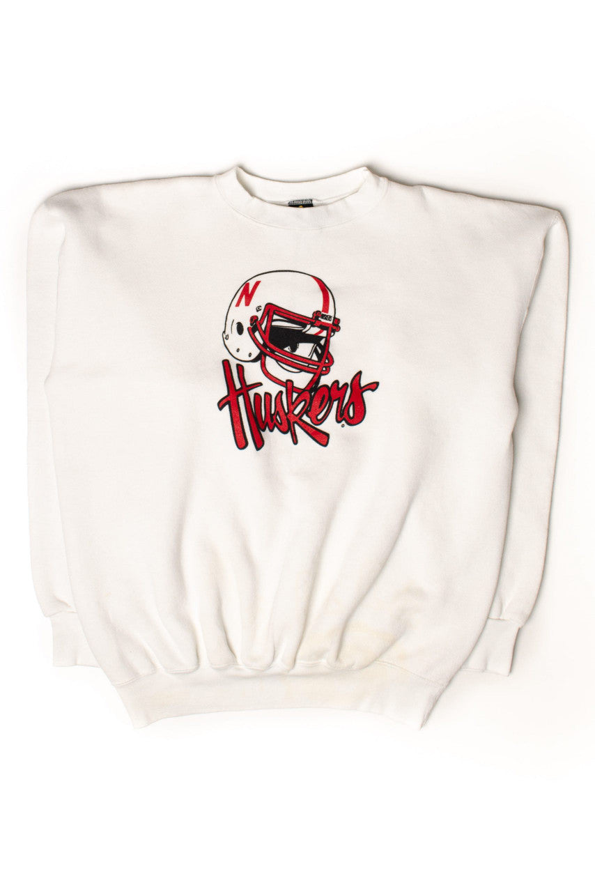 Vintage Nebraska Huskers Football Sweatshirt (1990s)