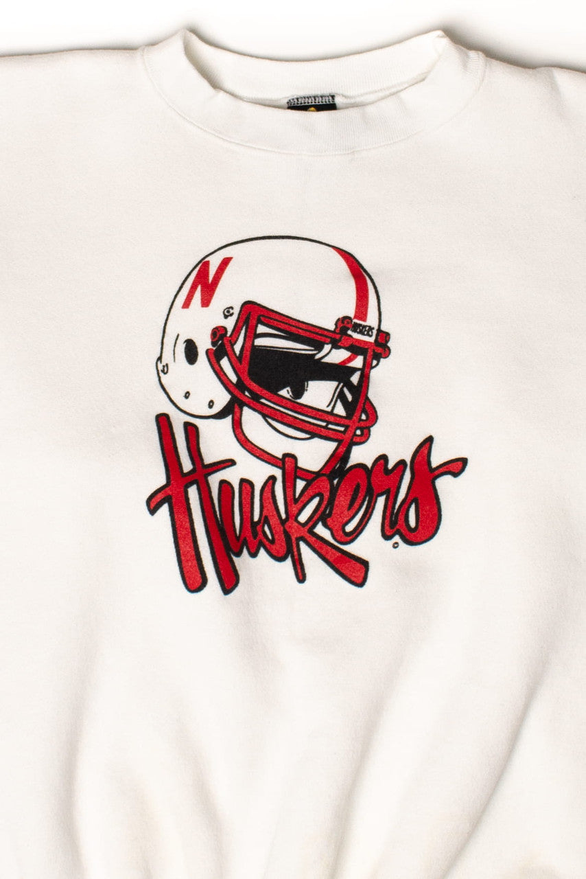 Vintage Nebraska Huskers Football Sweatshirt (1990s)