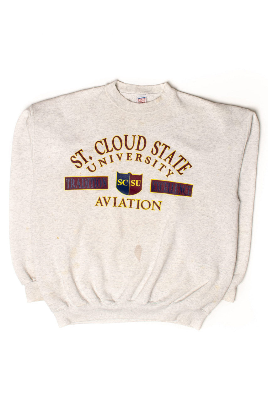 Vintage St. Cloud State University Aviation Sweatshirt (1990s)