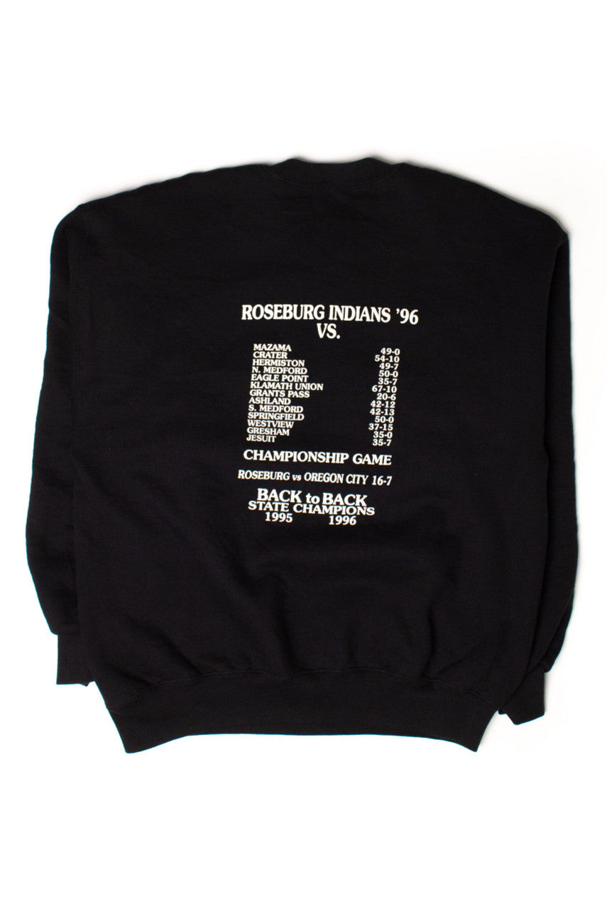 Vintage Roseburg Indians OSAA State Champions Sweatshirt (1996)