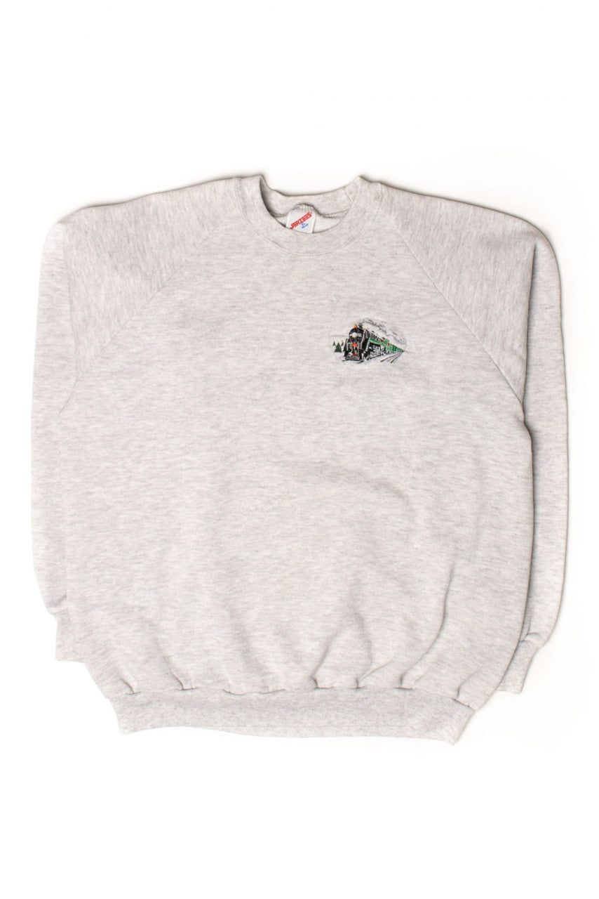 Vintage Steam Locomotive Sweatshirt (1990s)