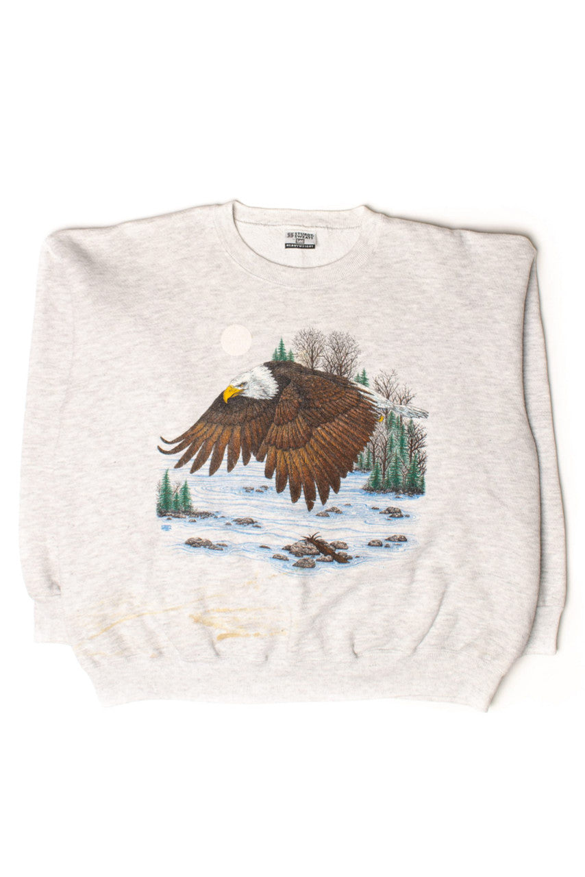 Vintage Flying Bald Eagle Sweatshirt (1990s)