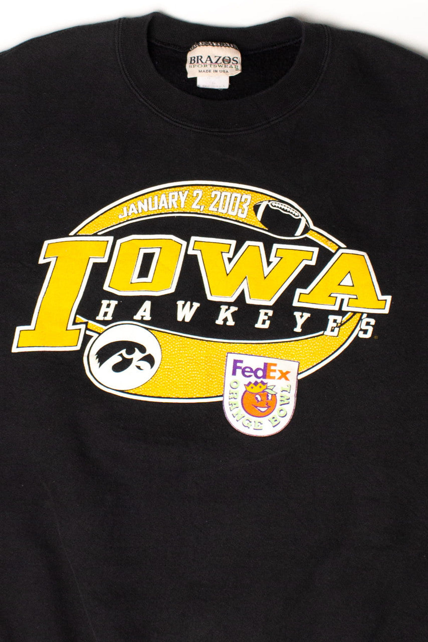 Iowa Hawkeyes Orange Bowl Sweatshirt (2003)