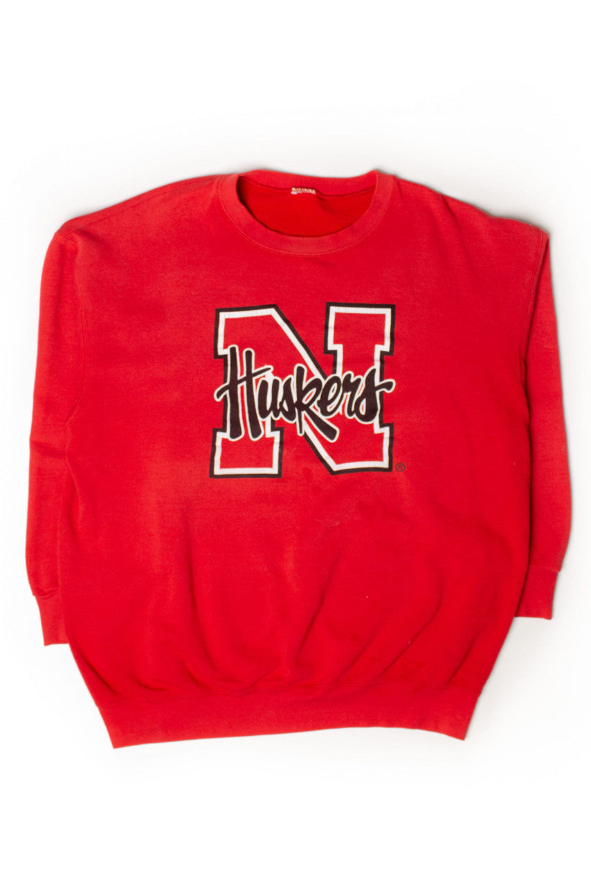 Vintage Nebraska Huskers Sweatshirt (1990s) 3