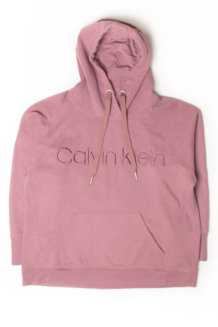 Mauve Calvin Klein Embroidered Hoodie