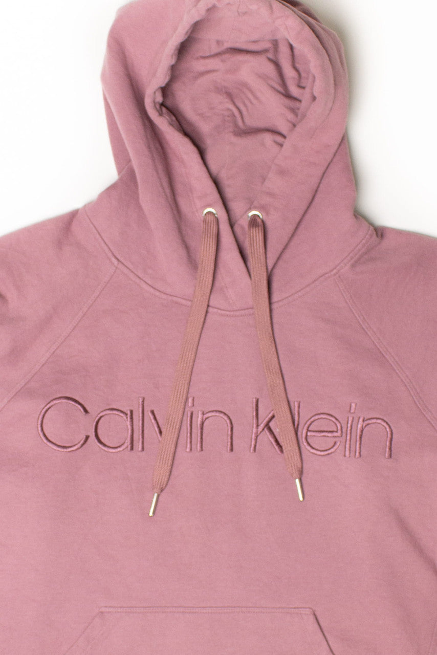 Mauve Calvin Klein Embroidered Hoodie