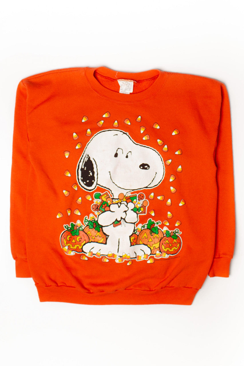 Vintage Snoopy Halloween Candy Sweatshirt (1990s)