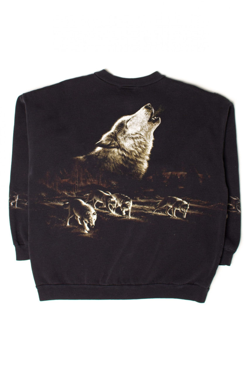 Vintage International Wolf Center Sweatshirt (1990s)