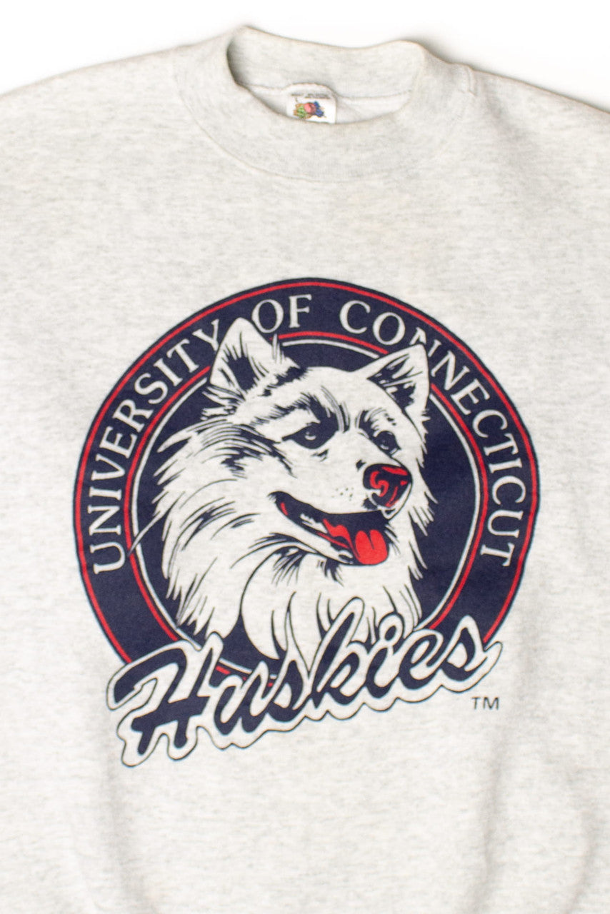 Vintage University Of Connecticut Huskies Sweatshirt (1990s)