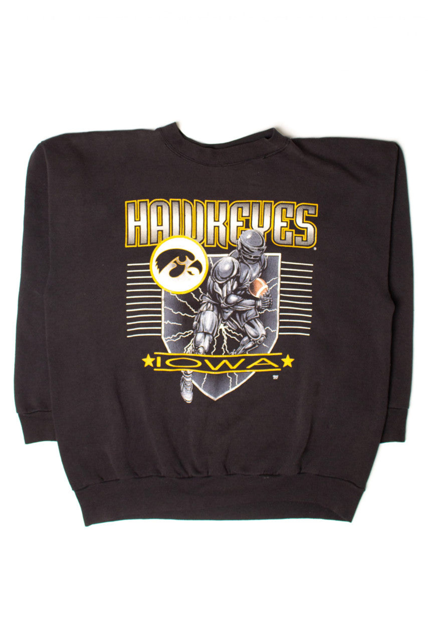 Vintage Iowa Hawkeyes Football Sweatshirt (1990s)