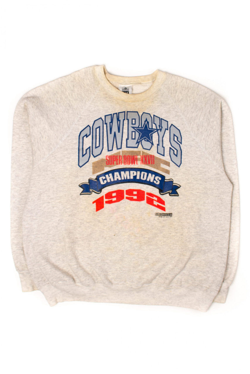 Vintage Dallas Cowboys Super Bowl XXVII Champions Sweatshirt (1992)